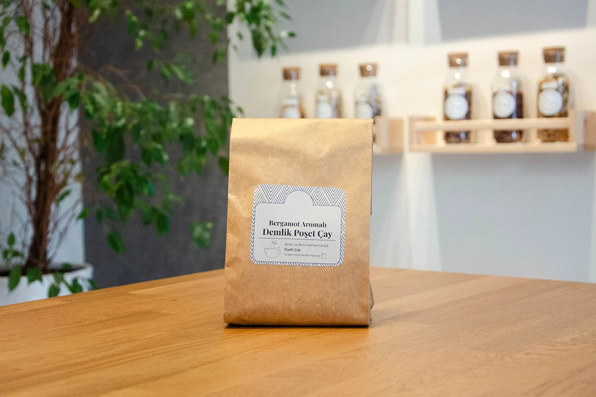 Bergamot Aromalı Demlik Poşet Çay - teatub
