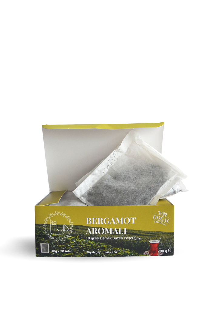 Bergamot aromalı Demlik poşet çay - teatub